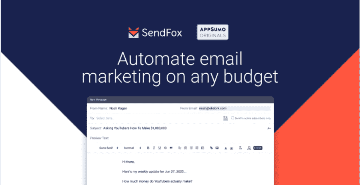 SendFox Review 2024 - The Best Email Marketing Software