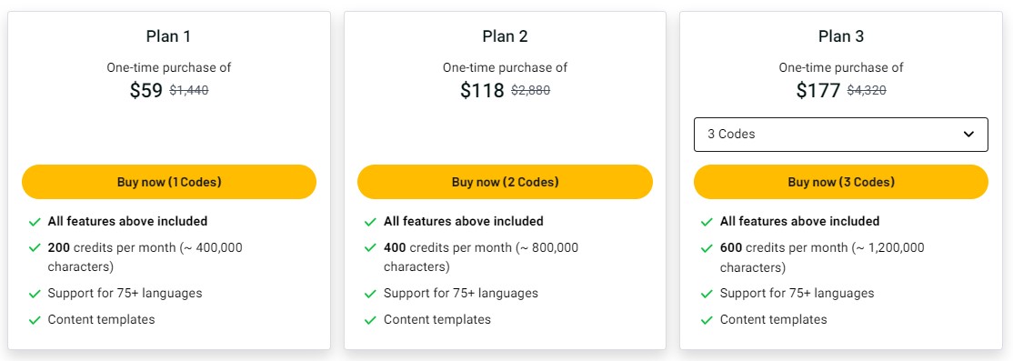 Writecream Lifetime Deal $59 – Best AI Content, Image, & Audio Generator