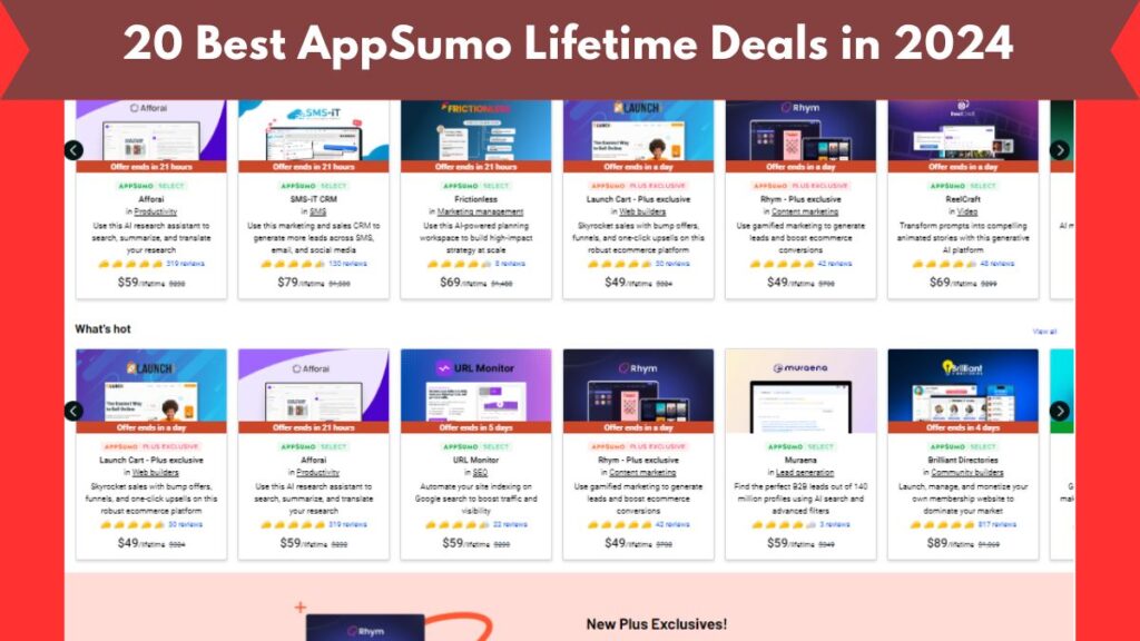 AppSumo Lifetime Deals