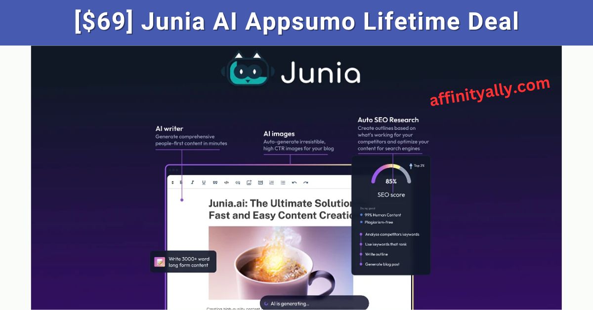 Junia AI Appsumo Lifetime Deal