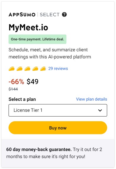 MyMeet.io Lifetime Deal