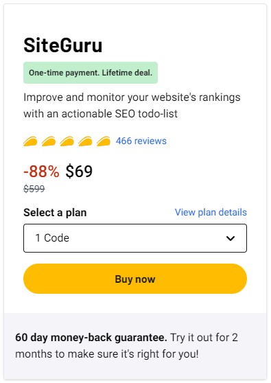 SiteGuru Reviews