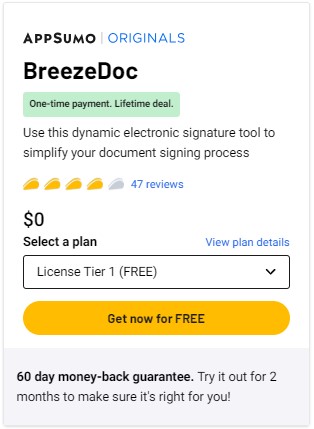 BreezeDoc Review Pricing on AppSumo