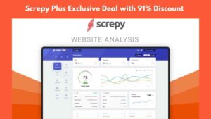 Screpy Plus Exclusive Deal with 91% Discount