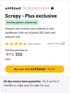 Screpy Plus Exclusive Deal with 91% Discount