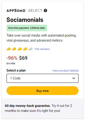 Sociamonials Automated Posting, Pricing, Features, Reviews