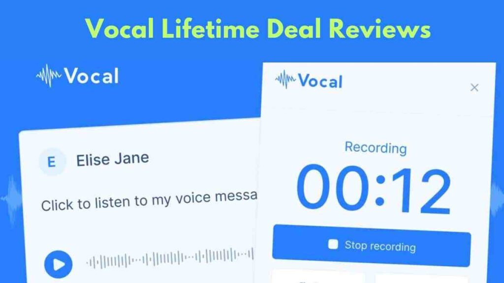 Vocal Lifetime Deal: 59 Best Software for Recording and Sending Voice Notes via Email. AI