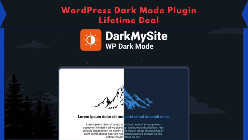 DarkMySite-WordPress Dark Mode Plugin Lifetime Deal