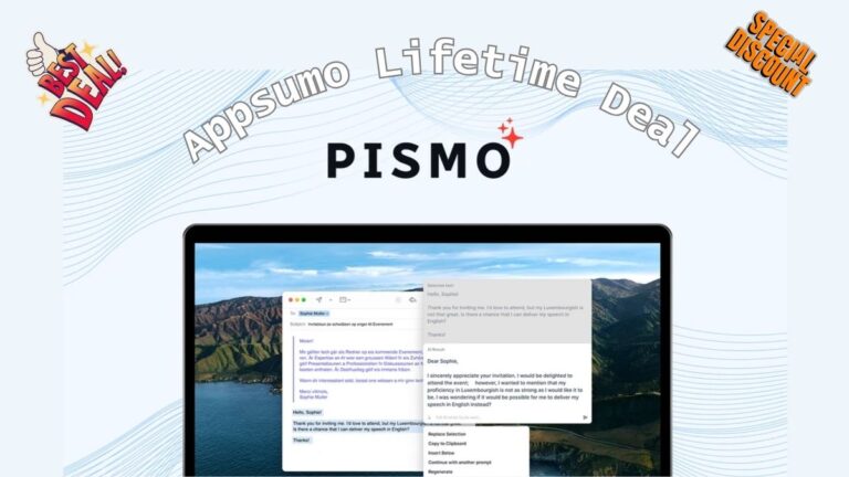 Pismo AI Lifetime Deal 📧 Write Better Emails, Blogs, Messages, and Other Content