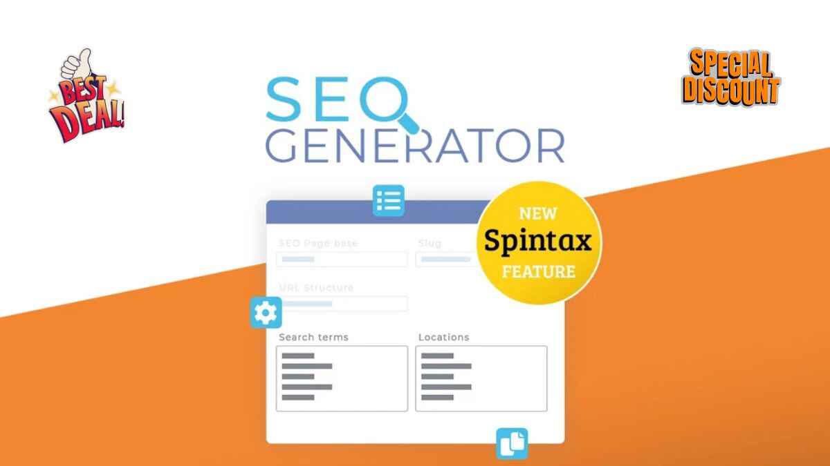 SEO Generator Lifetime Deal Best Plugin to Generate 1000+ SEO Landing Pages