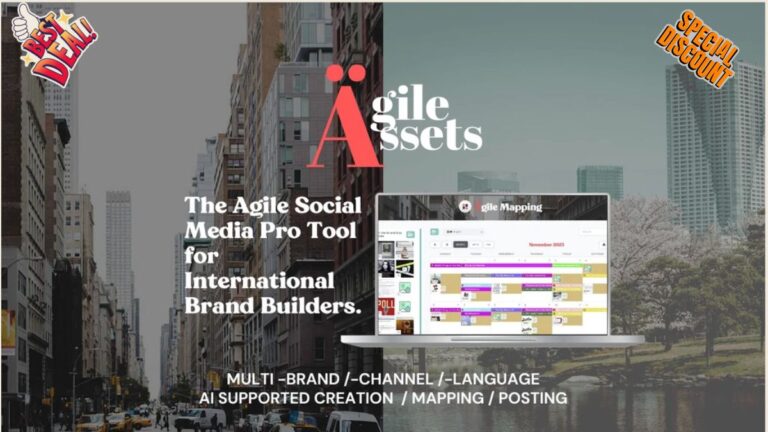 Ägile Ässets — Agile On Brand Content Management is a powerful tool designed for brand builders, social media experts, and entrepreneurs. It aims to make social media management easier and more efficient.