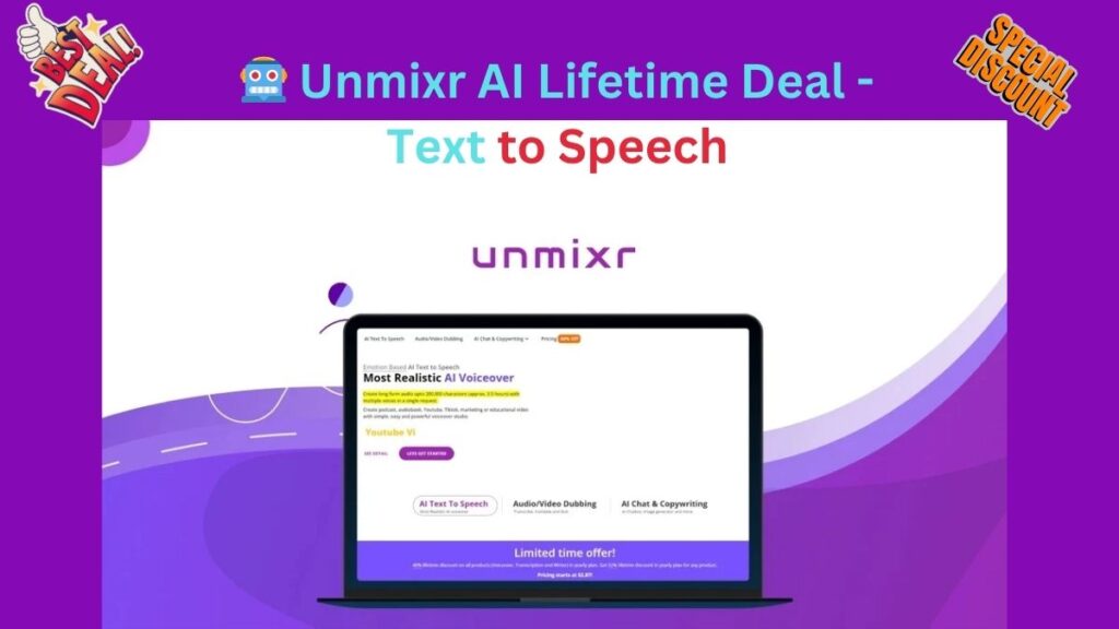 Unmixr AI Lifetime Deal & Review, AI Chat & Copywriting Tool