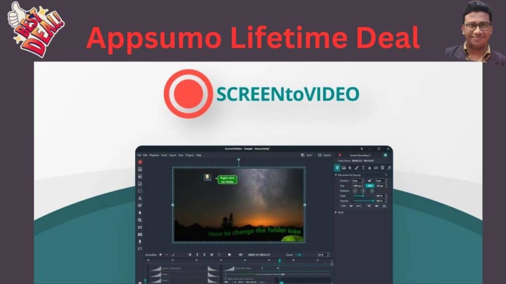 ScreenToVideo Lifetime Deal and Review | Record, Edit, and Share