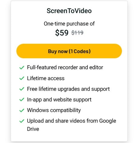 ScreenToVideo Lifetime Deal on AppSumo