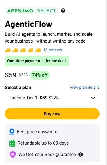 AgenticFlow Review