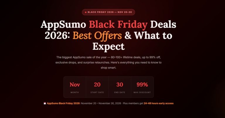 AppSumo Black Friday Deals 2026_ Best Offers & What to Expect