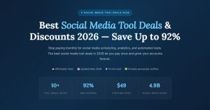 Best Social Media Tool Deals & Discounts 2026