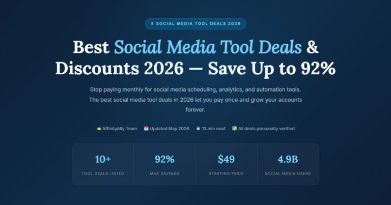 Best Social Media Tool Deals & Discounts 2026