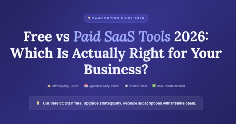 Free vs Paid SaaS Tools 2026: Which Is Actually Right for Your Business?