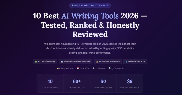 10 Best AI Writing Tools 2026