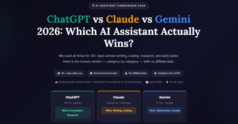 ChatGPT vs Claude vs Gemini 2026 Which AI Assistant Actually Wins