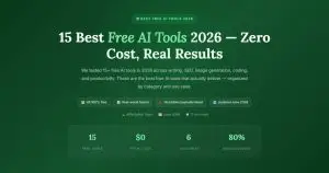 Best Free AI Tools 2026 — Zero Cost, Real Results